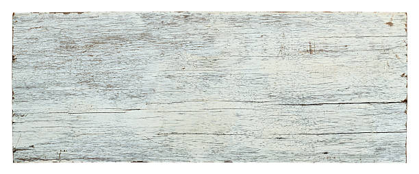 старая модель белый выцветший деревянная доска. - driftwood wood textured isolated стоковые фото и изображения