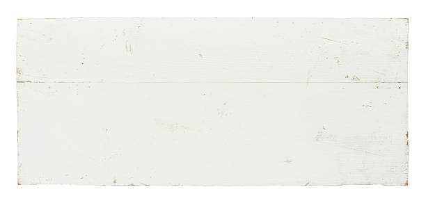 Old piece of white weathered wood board.