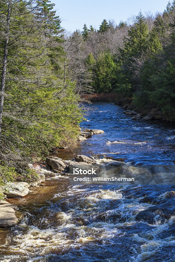Malerische West Virginia River - Lizenzfrei Bach Stock-Foto