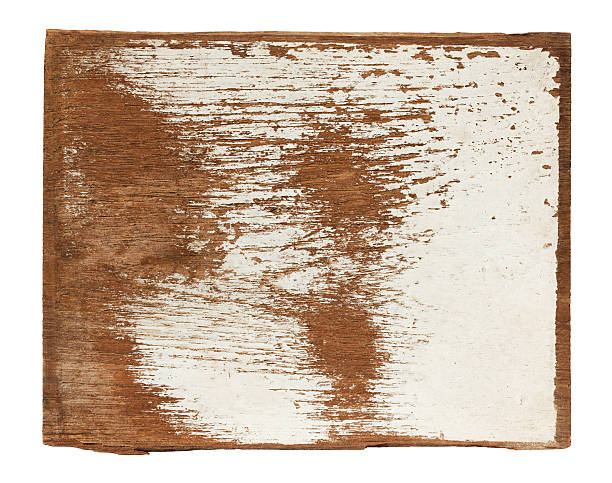 istock Old piece of weathered wood. 163676581