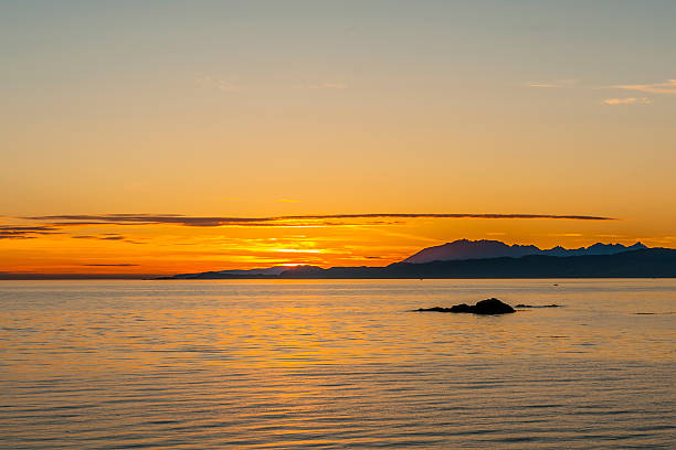 istock Sunset, Skye, Point of Sleat, Cullin mountains 163677220