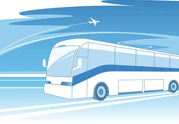 Vector illustration of Bus concept