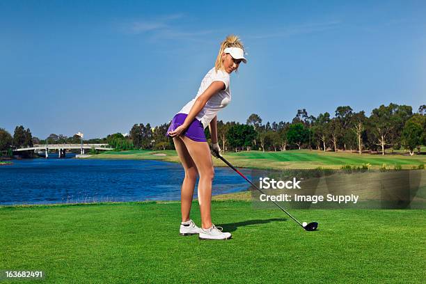 소녀 게임하기 골프 골프에 대한 스톡 사진 및 기타 이미지 - 골프, 여자, 그린
