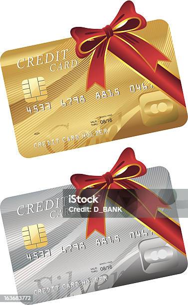 Prezent Karty Kredytowej - Stockowe grafiki wektorowe i więcej obrazów Karta kredytowa - Karta kredytowa, Prezent, Bilecik do prezentu