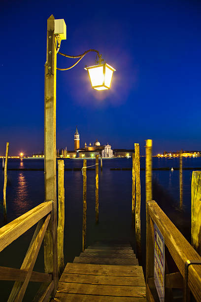istock old lamp at the lagoon of Venice 163684096