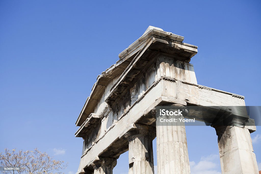 Entrance of Ancient Agora, Athens Entrance of Ancient Agora, Athens Greece Ancient Stock Photo