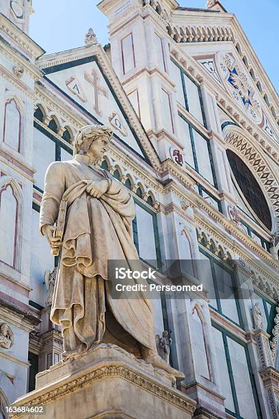 Estátua De Dante - Fotografias de stock e mais imagens de Arquitetura - Arquitetura, Azul, Em Frente de