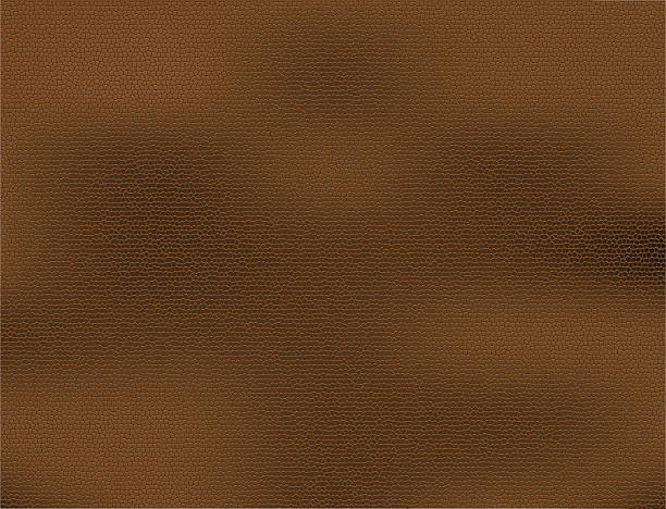 Brown leather vector background Vector brown leather textured background with gradient mesh. leather backgrounds textured suede stock illustrations