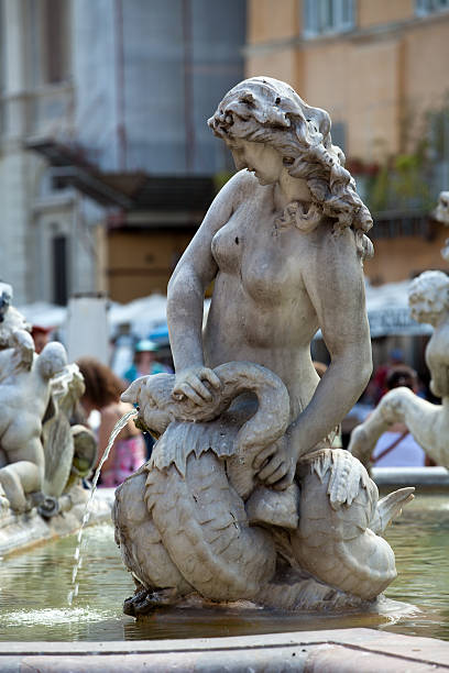 istock Rome - Piazza Navona, Neptune Fountain 163694269