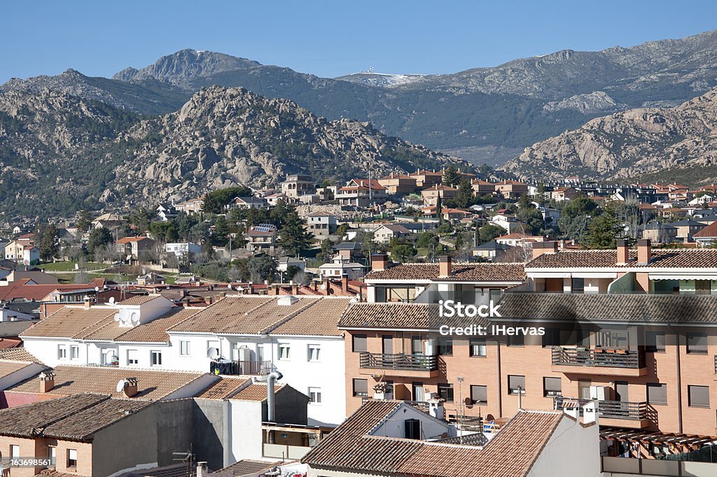 Aussicht auf el Real Manzanares - Lizenzfrei Gebirge Stock-Foto