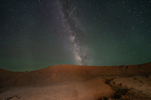The Milky Way in Dahongshan, Inner Mongolia