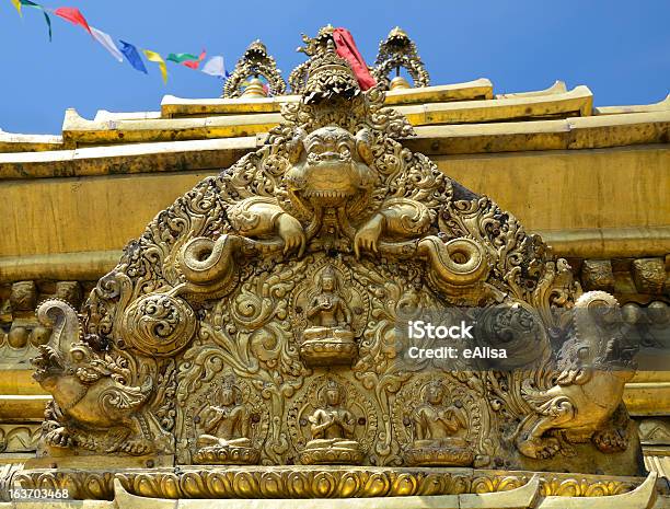 Estátua Dourada - Fotografias de stock e mais imagens de Arquitetura - Arquitetura, Bandeira, Bodhisattva