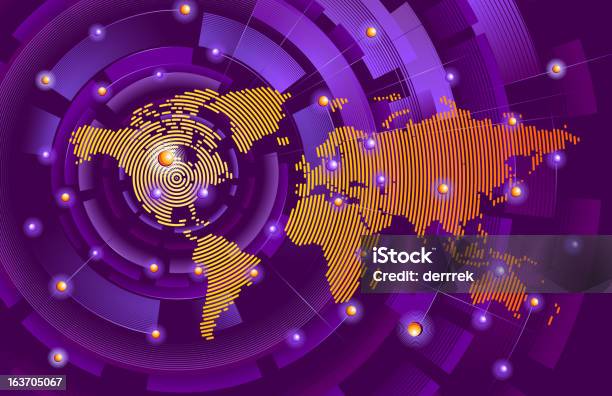 Mapa Świata Globalnej Komunikacji - Stockowe grafiki wektorowe i więcej obrazów Afryka - Afryka, Ameryka, Antena satelitarna