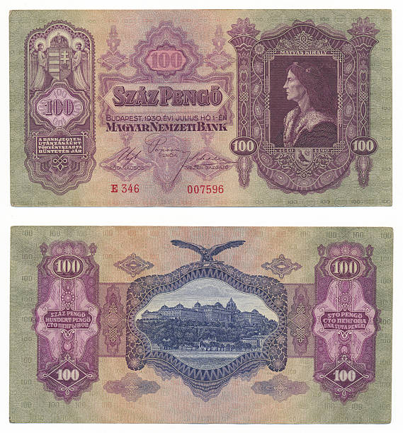 istock Hungarian banknote at 100 pengo, 1930 year 163705200