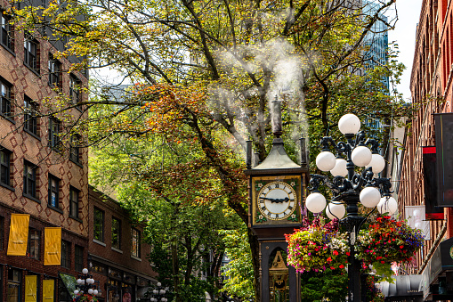 Gastown District, Vancouver, BC British Columbia, Canada.