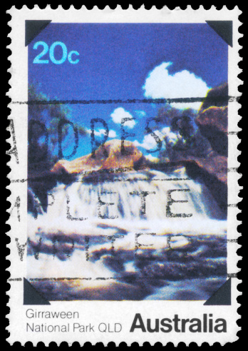 A Stamp printed in AUSTRALIA shows the Girraween, Queensland, National Parks series, circa 1979