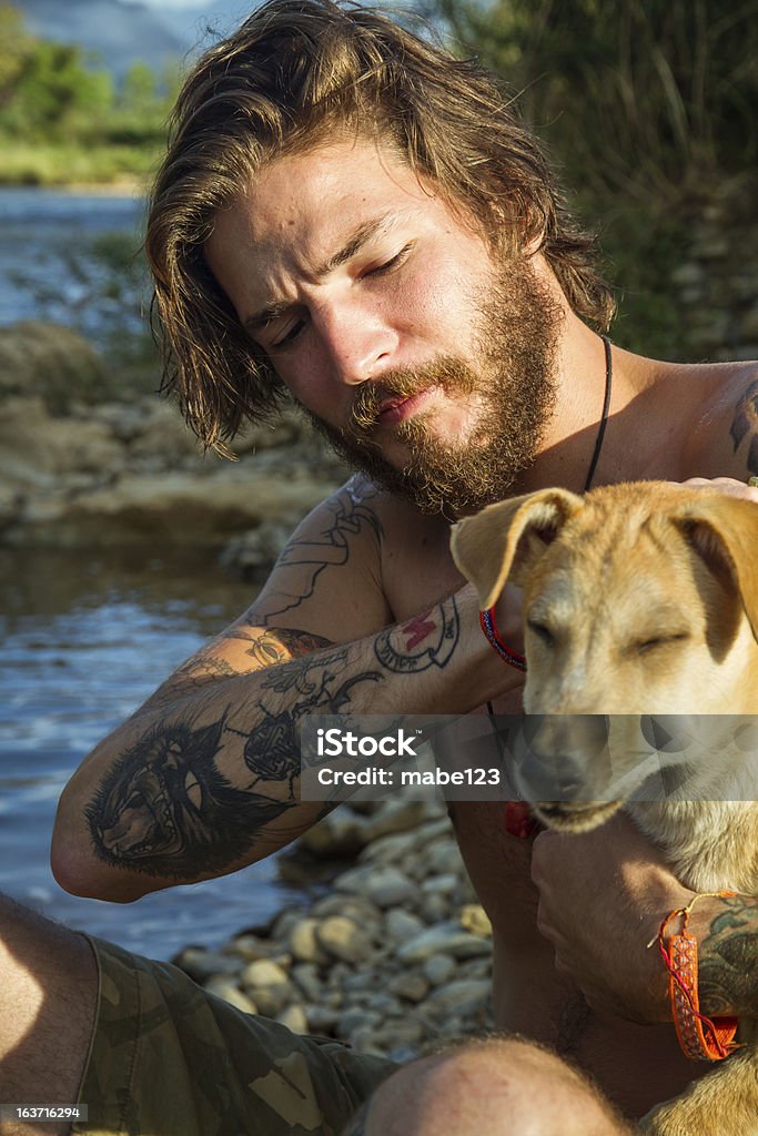 Chien et homme - Photo de Animaux de compagnie libre de droits