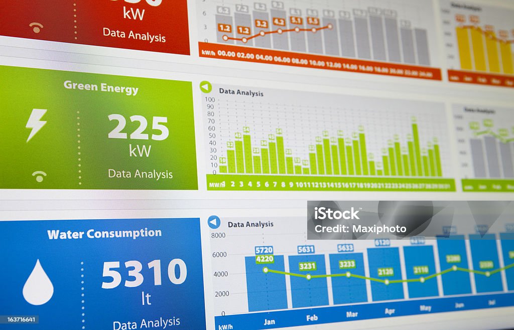 Umwelt und stimmungsvollen Daten - Lizenzfrei Energieindustrie Stock-Foto