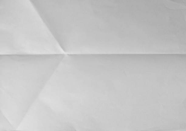 istock Crumpled grunge white paper background texture, asset for graphic design 1637167001