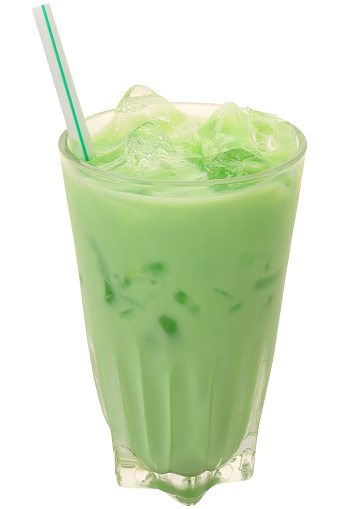 Traditional thai style iced green tea