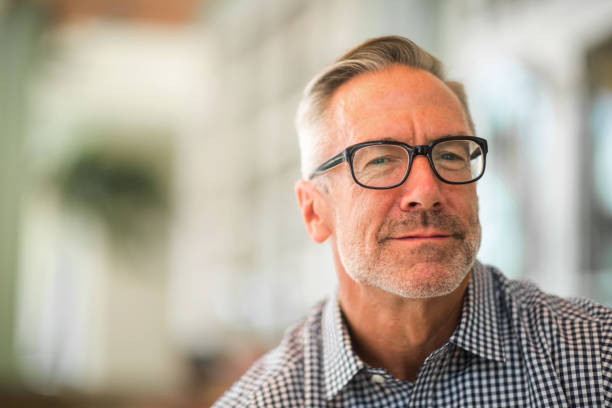 istock Portarit of a handsome older man 1637177377