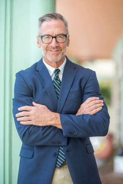 istock Handsome mature businessman at work 1637220349