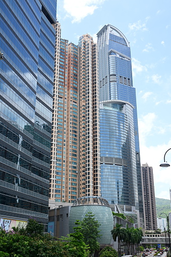 Residential building and Nina Tower in tsuen wan, hong kong - 08/05/2023 13:16:07 +0000.