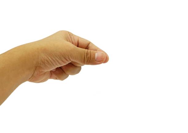 istock A hand take picked action on a white background, take action concept 1637253759
