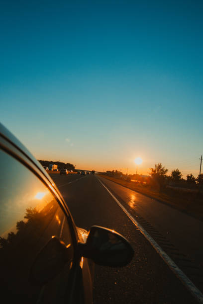 istock Sunset and highway in Toronto 1637254346