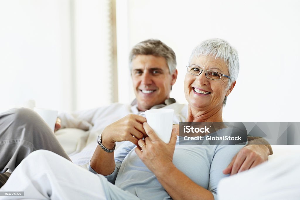 Casal tendo Café juntos - Royalty-free 40-49 Anos Foto de stock
