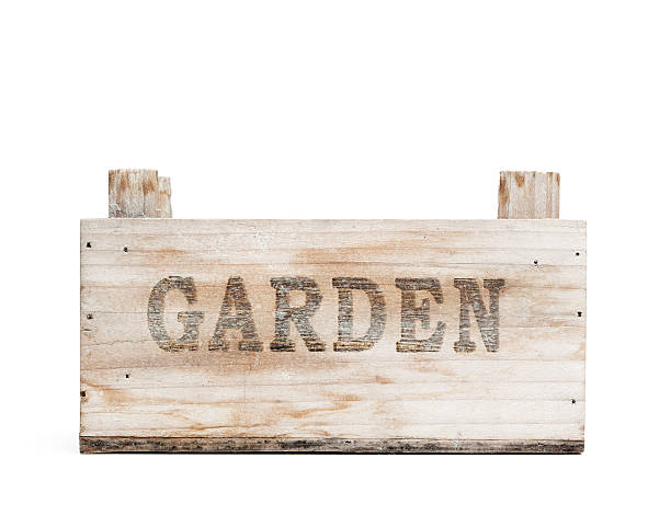 istock Wooden Graden Crate 163727222