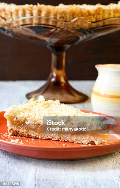 Dutch Apple Cake Stock Photo - Download Image Now - Apple - Fruit, Baked Pastry Item, Breadcrumbs