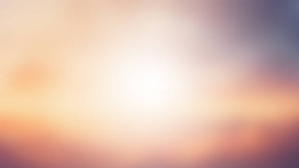 istock Blurred Sunrise Background, Early Morning Light. 1637276322