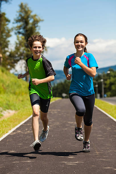 istock Young people running outdoor 163729404