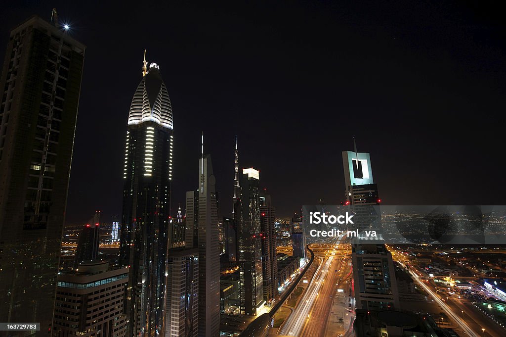 Horizonte de Dubai - Foto de stock de Cidade royalty-free