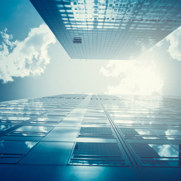 istock Business steel Manhattan skyscraper 163729905