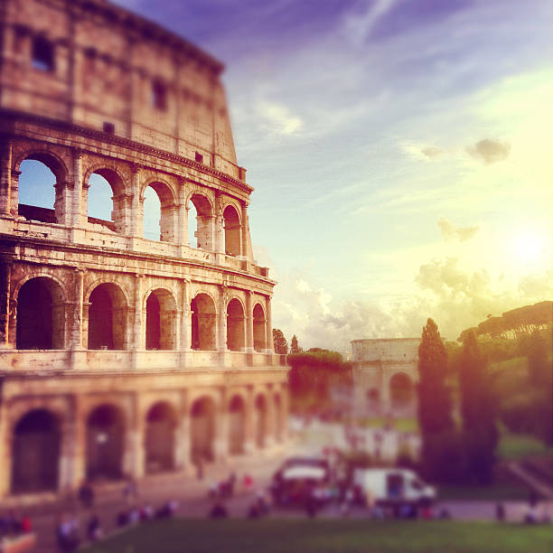 istock Coliseum Landmark of Rome shot with Iphone 5 163730827