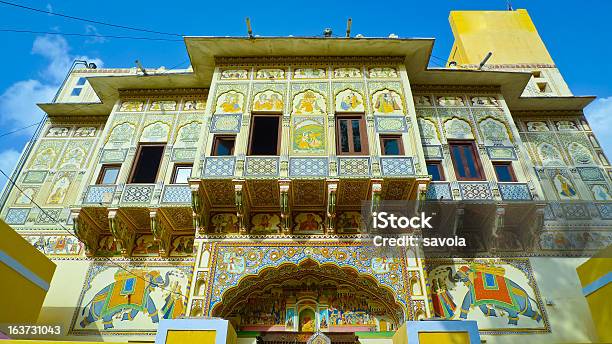 Mandawa Haveli - Fotografie stock e altre immagini di Architettura - Architettura, Asia, Balcone