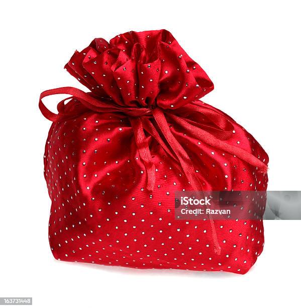 Foto de Bolsa De Presente Vermelho e mais fotos de stock de Bolsa - Objeto manufaturado - Bolsa - Objeto manufaturado, Cetim, Comércio - Consumismo