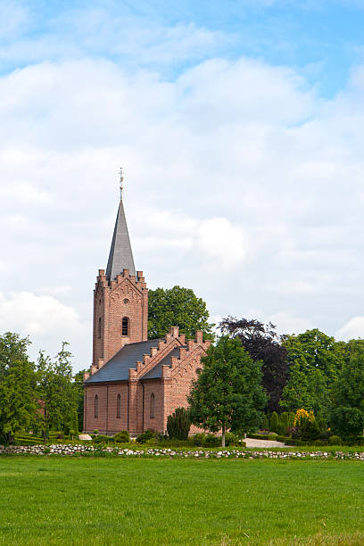istock Danish Village Church 163732674