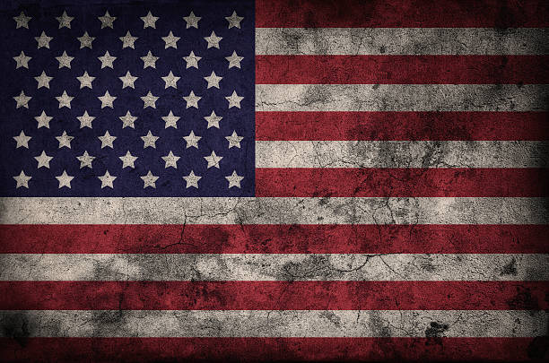 istock Grunge USA flag background 163733163