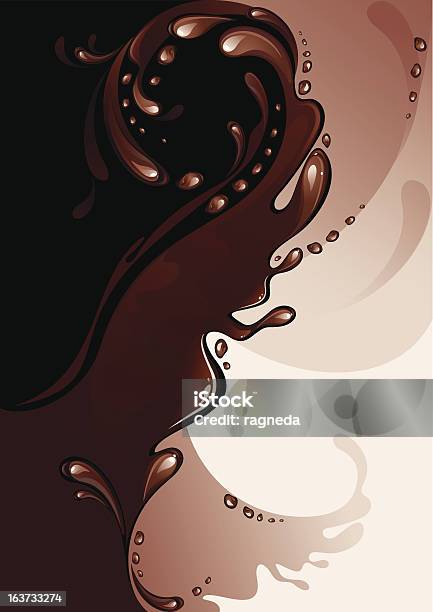 커피 초콜릿 튐 물이 튀는에 대한 스톡 벡터 아트 및 기타 이미지 - 물이 튀는, 밀크 초콜릿, 분무