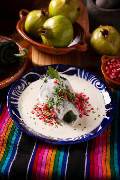 istock Mexican Tradition Chile at Nogada Food 1637346999