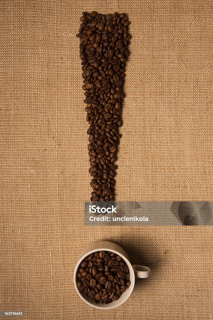 커피 빈의 리넨의 배경기술 (경고) - 로열티 프리 갈색 스톡 사진