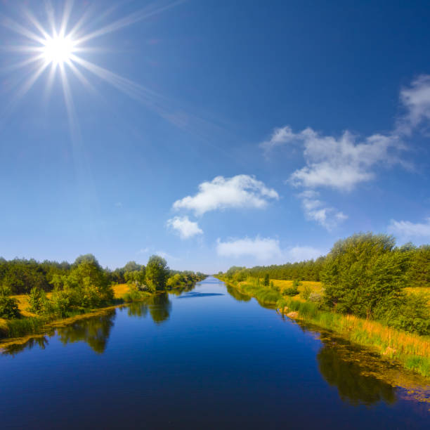 istock long calm irrigational channel at the summer sunny day 1637371517