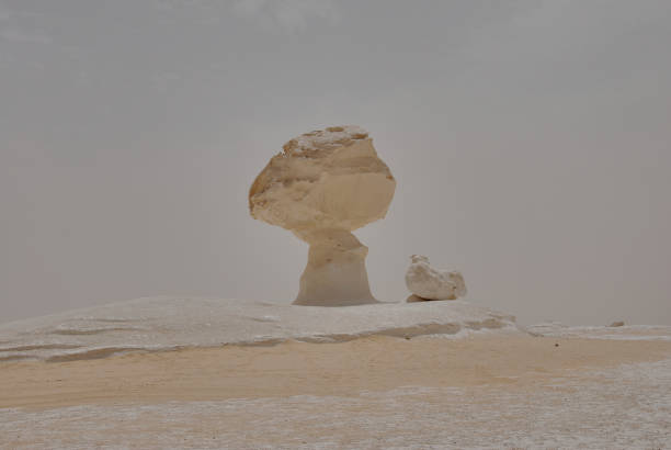 istock white desert in Egypt with bizarre rock formations. 1637381673