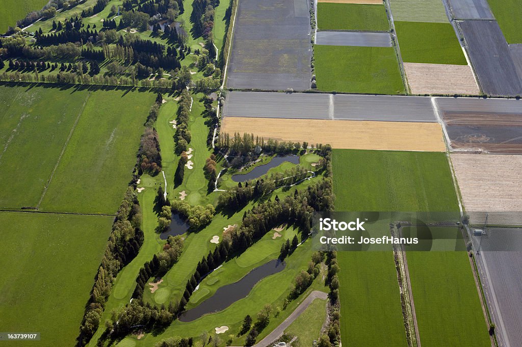 Campo da Golf e i campi - Foto stock royalty-free di Agricoltura