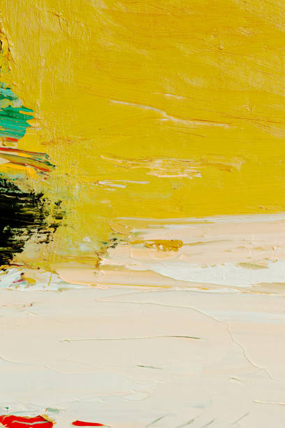 istock Abstract painted yellow art backgrounds. 163739508