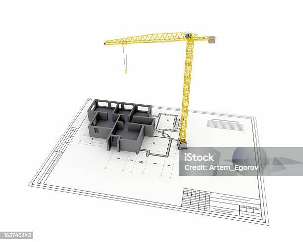 Budownictwo Na Projekt - zdjęcia stockowe i więcej obrazów Architektura - Architektura, Obraz stworzony cyfrowo, Bez ludzi