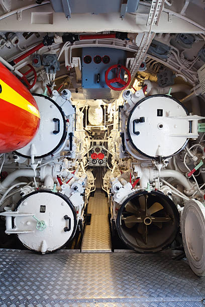 istock German world war 2 submarine type VIIC/41 - torpedo compartment 163741254